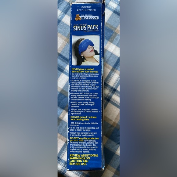 NEW The Original Bed Buddy Deep Soothing Sinus Pack Thermatherapy Hot & Cold - Picture 2 of 4